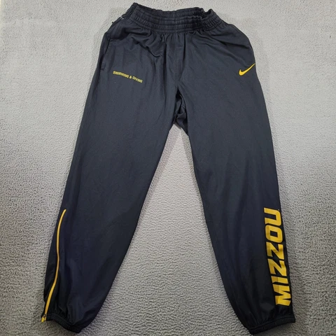 Missouri Tigers Pants Mens Extra Large Black Nike Mizzou Sweatpants Swim Team Cover