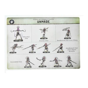 WCAJ44 CARTE APTITUDES THE UNMADE WARCRY WARHAMMER AOS BITZ - Imagen 1 de 8