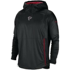 NEW Nike Atlanta Falcons Sideline Alpha Fly Rush Pullover Jacket Black/Red Sz M