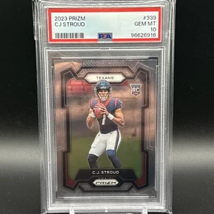 2023 NFL Panini Prizm C.J. Stroud Base RC #339 PSA 10 - Bild 1 von 2