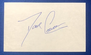 Dave Cowens Autographed 3x5 Index Card 2x NBA Champ Boston Celtics - Picture 1 of 2