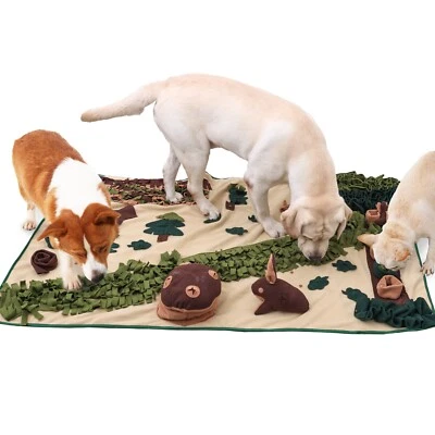 Forest Hike Snuffle Mat for Dogs & Cats - Interactive Foraging & Feeding Mat - Image 1 of 4