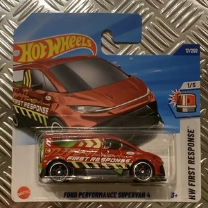 Hot Wheels Ford Performance Van 4 1:64 Mattel Diecast (Red) TREASURE HUNT - Picture 1 of 3