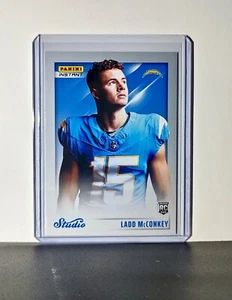 Ladd McConkey 2024 Panini NFL #18 Studio Rookies Card LA Chargers 1/1672 - Picture 1 of 6