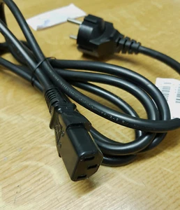 Câble d'alimentation câble 1,8 m pour PC ordinateur moniteur bloc d'alimentation.. noir #30 - Photo 1/4