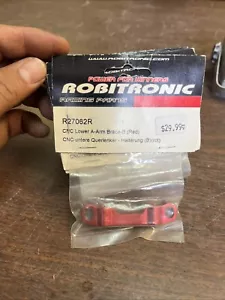 Robitronic Vintage RC Car Part # R27062R Lower A-arm Brace-B Red New - Picture 1 of 6