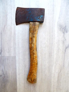 Vintage Hand Axe with 11.5" Wooden Hickory Handle - Picture 1 of 3