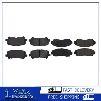 Juego de 2 pastillas de freno de cerámica delanteras + traseras centradas para Honda Odyssey Foto 1 de 4