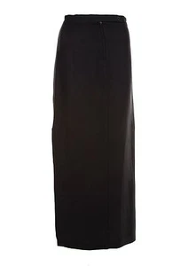 BCBGMAXAZRIA Black Double Side Slit Long Maxi Skirt Size 2 - Picture 1 of 3