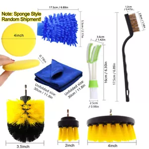 Kit de limpieza de coche 26 piezas detalle cepillo de lavado interior automático limpieza de vehículos D5L2 - Imagen 1 de 11