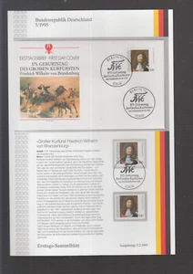 GERMANY ETSB FIRST DAY COLLECTION 1995/5 GREAT ELECTOR WILLIAM OF BRANDENBURG - Picture 1 of 1