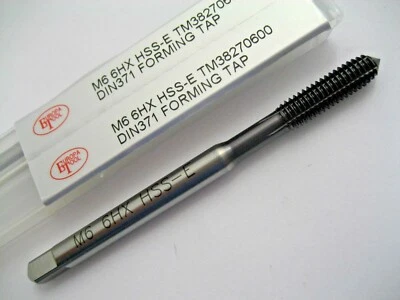 M6 x 1.0 ROLL TAP 6HX HSS-E TiALN COATED COLD FORMING TM38270600 EUROPA TOOL  71 - Image 1 of 4