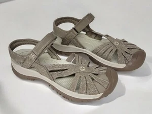 Keen Rose Closed Toe Sandals Beige Brindle Women's Size 8.5 - 1016729 - EUC - Picture 1 of 8