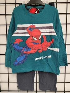 Marvel Kids Spider-Man 2 Piece Pajama Set Size 6 - Picture 1 of 2