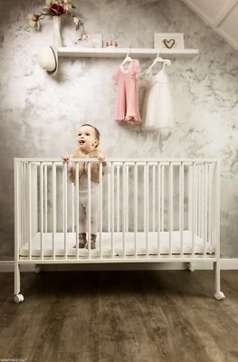 2. Wahl tissi Falt- / Reisebett Buche weiß incl. Matratze 120x60 cm