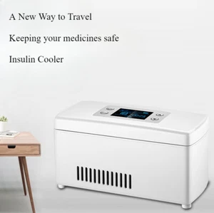 Portable Mini Cooling Case Box Fridge Medical Cooler Insulin Refrigerator Travel - Picture 1 of 6