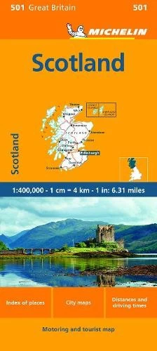 Michelin Scotland - Michelin Regional Map 501 (Map) - Image 1 of 1