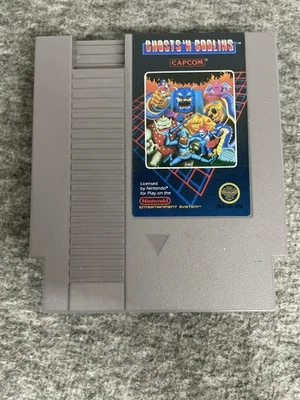 Ghosts 'n Goblins NES Nintendo Game Cartridge Capcom Japan Classic 1980s - Image 1 of 3