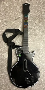 Xbox 360 Guitar Hero Gibson Les Paul Guitar Wireless RedOctane 95123.805 - Picture 1 of 8
