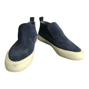 Seavees Huntington Middie Sneakers Womens Sz 10 Blue Leather Suede Slip-On Shoes - Picture 1 of 10