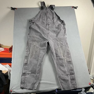 Ariat FR Salopette Uomo 3XL Alta Grigio Tela Doppio Ginocchio Bavaglini Outdoor Lavoro - Foto 1 di 7