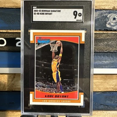 2002-03 Bowman Signature - Kobe Bryant #SE-KB SGC9 🔥🔥🔥🔥 - Image 1 of 2