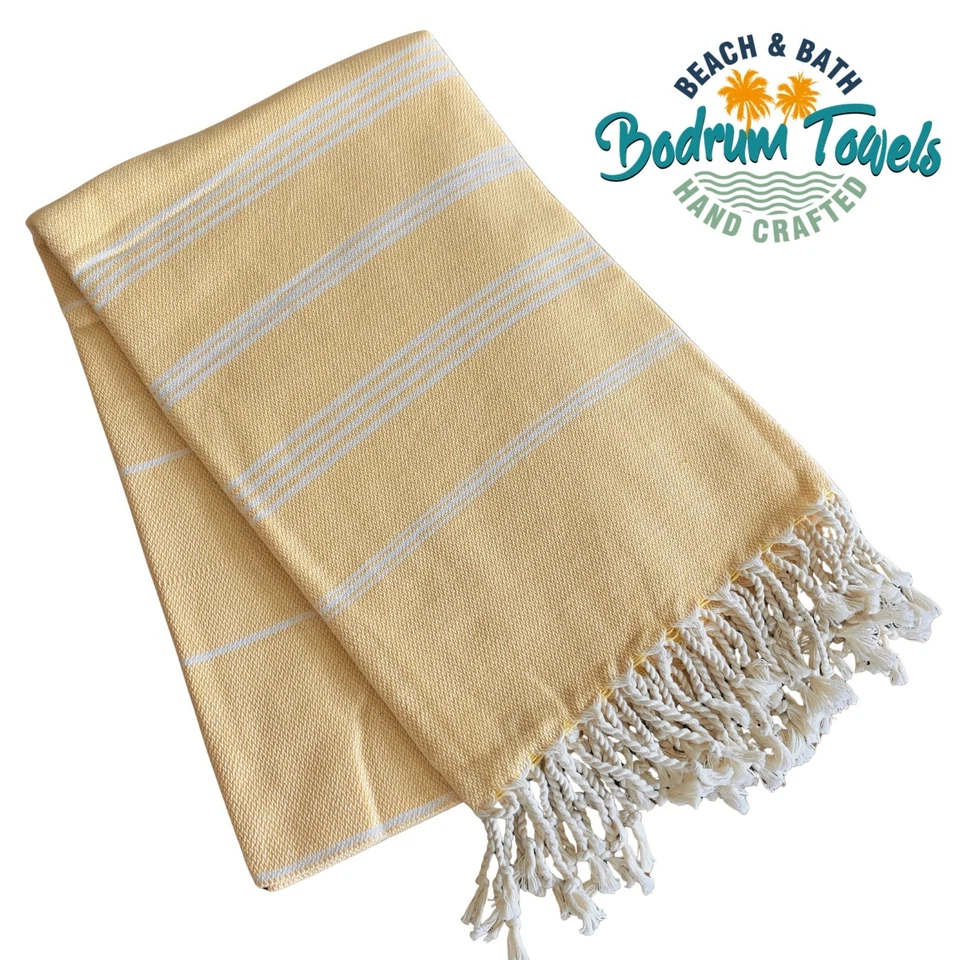BODRUM 毛巾,100% 土耳其棉沙滩浴巾 - 速干,无砂 — 第 1/1 张图片