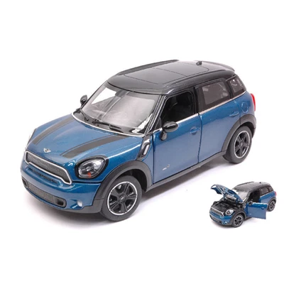 MINI COOPER S COUNTRY (R60) 2010 BLUE 1:24 Rastar Auto Stradali Modellino Nuovo - Immagine 1 di 3