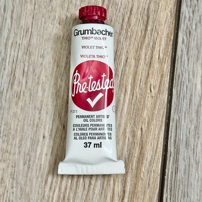 Grumbacher Artistas Pre-Probados Color al Óleo Tio Violeta 37 ml Sin Usar Leer Foto 1 de 4