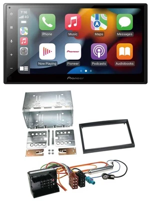 Pioneer DAB Bluetooth 2DIN USB MP3 Autoradio für Citroen Berlingo C2 C3 Jumpy Pr - Bild 1 von 4