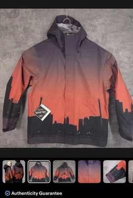 NIKE Air Jordan Jumpman Skyline GORE-TEX Chaqueta de Lluvia para Hombres XL Negro Rojo Criado Foto 1 de 4