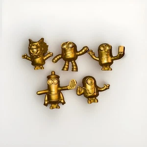 Lot 5 McDonalds Happy Meal 2019 Gold Minions Despicable Me - Bild 1 von 6