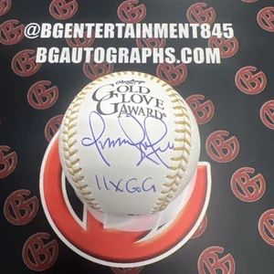 Omar Vizquel Autographed Cleveland Indians Signed Gold Glove OMLB JSA Guardians - Picture 1 of 4