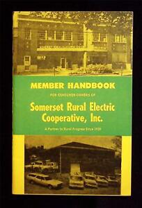 Somerset Rual Electric Cooperative Inc  MEMBER Handbook  NRECA   REC 1970's  PA 