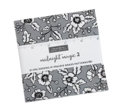 Midnight Magic 2 Moda Charm Pack 42 100% Cotton 5" Precut Fabric Quilt Squares - Image 1 of 2