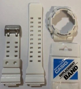 CASIO G-SHOCK Original Strap And Bezel GA-100A-7 GA-100-7 Glossy White