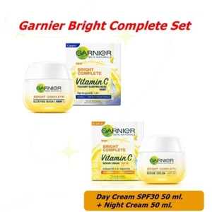 Garnier Bright Complete Set Day Cream SPF30 50 ml + Night Cream White Speed50ml. - Picture 1 of 7
