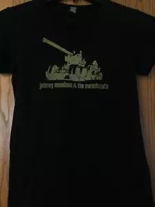 Johnny Mundane & The Sweetspots - Army Tank Image - Black Shirt/Ladies/M - Picture 1 of 3