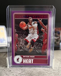 Dwyane Wade 2023-24 Panini NBA Hoops SP Purple Tribute Card #299 Miami Heat - Picture 1 of 2