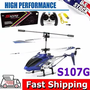 Syma S107G RC Helicopter 3.5CH Remote Control Helicopter w/ Gyro Toy Gift Kid US - Picture 1 of 12