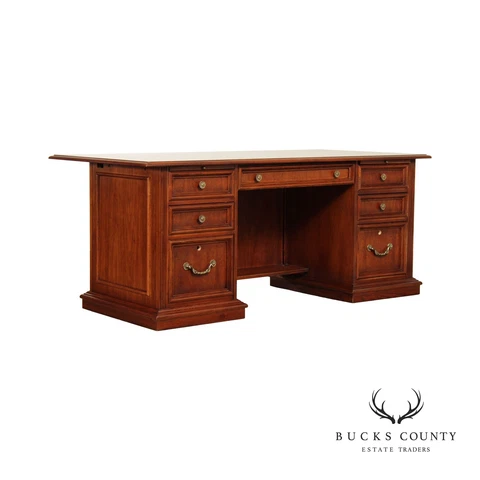 Stanley Furniture  Executive Pedestal Desk Cover