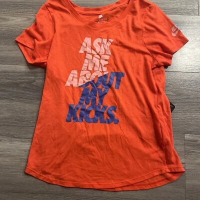 Nike Girl Youth Graphic Active Tee Size L Youth Polyester/cotton/rayon - Image 1 of 4