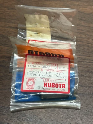 Guía de válvula de escape para Kubota 15841-13560 Lote de (2) Foto 1 de 3