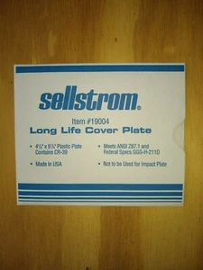 Sellstrom 19004 Long Life Cover Plate - Picture 1 of 1
