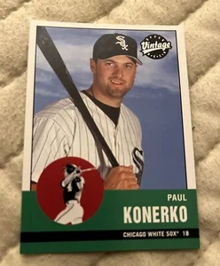 2001 Upper Deck Vintage #143 PAUL KONERKO Chicago White Sox - Picture 1 of 2