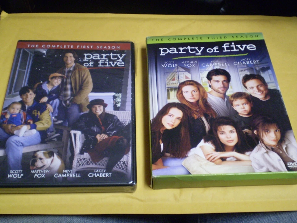 (2) Party of Five Season DVD Lot: Seasons 1 & 3    Neve Campbell  Matthew Fox - Image 1 of 1