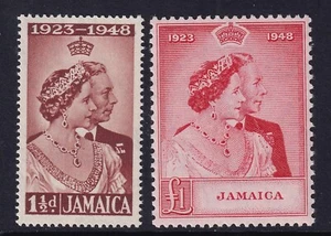 JAMAICA 1948 RSW PAIR sg143-144, MNH - Picture 1 of 2