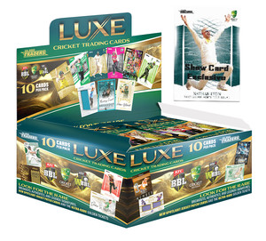 2023 / 24 Cricket Traders Luxe Sealed Box & Show Card Exclusive-Nathan Lyon
