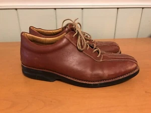 Sandro Moscoloni Brown Leather Anatomic Gel Lace Up Oxford Shoes US 10.5 D - Picture 1 of 12