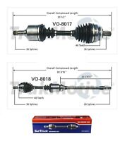 Front Driver Left CV Axle Shaft SurTrack NI-8352 for Nissan Murano 09-14 AWD//FWD